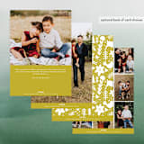 "Scandi Holiday" - Retired Holiday Cards in Artichoke by Beth Schneider - Back of Card