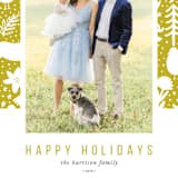 "Scandi Holiday" - Retired Holiday Cards in Artichoke by Beth Schneider - Close-Up