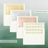 "Scandi Holiday" - Retired Holiday Cards in Artichoke by Beth Schneider - Envelope Liners