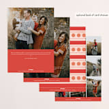 "Deco Collage" - Retired Holiday Cards in Rouge by Bethan - Back of Card
