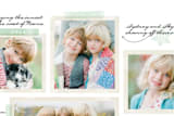"Our Favorite Moments" - Retired Holiday Cards in Mint by Melissa Egan of Pistols - Close-Up