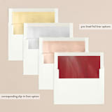 "Love, Joy, and New Adventures" - Retired Holiday Cards in Cerise by Heather Cairl - Envelope Liners
