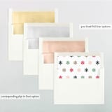 "Joyful Surroundings" - Retired Holiday Cards in Spruce by Kristie Kern - Envelope Liners