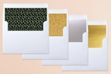 "New Mr and Mrs" - Retired Holiday Cards in Snow by Sarah Brown - Envelope Liners