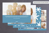 "Be Merry Scaled" - Retired Holiday Cards in Snow by Hooray Creative - Back of Card