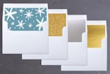 "Be Merry Scaled" - Retired Holiday Cards in Snow by Hooray Creative - Envelope Liners