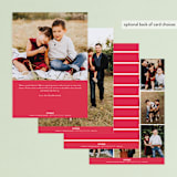 "Simply Bright" - Retired Holiday Cards in Crimson by Roxy Cervantes - Back of Card