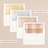 "Weird Note" - Retired Holiday Cards in Natural by Danie Romrell - Envelope Liners