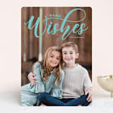 "Desires" - Retired Holiday Cards in Ocean by Chasity Smith - Front