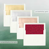 "berry winter foliage" - Retired Holiday Cards in Winterberry by Dawn Jasper - Envelope Liners