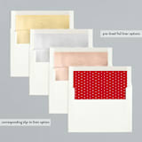 "Christmas Chaos" - Retired Holiday Cards in Cherry by Up Up Creative - Envelope Liners