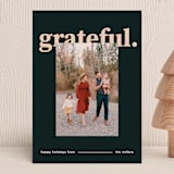 "with gratitude" - Retired Holiday Cards in Pine by Kimberly Young - Front