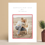"Just Enough" - Retired Holiday Cards in Red Velvet by Kaydi Bishop - Front