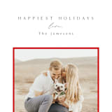 "Just Enough" - Retired Holiday Cards in Red Velvet by Kaydi Bishop - Close-Up