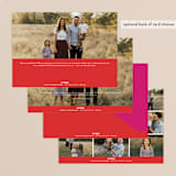 "joyful colorblock" - Retired Holiday Cards in Punchy by AK Graphics - Back of Card