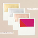 "joyful colorblock" - Retired Holiday Cards in Punchy by AK Graphics - Envelope Liners