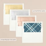 "Pile Up" - Retired Holiday Cards in Sea by Alaina Cherup - Envelope Liners