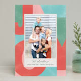 "A Block of Joy" - Retired Holiday Cards in Candy Apple by Erin Niehenke - Front