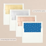 "Snowballs" - Retired Holiday Cards in Frost by Sumak Studio - Envelope Liners