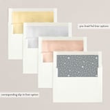 "vintage snow" - Retired Holiday Cards in Snow by Sarah Curry - Envelope Liners