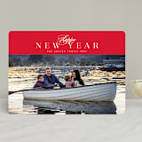 "Classically" - Retired Holiday Cards in Poinsettia by Melanie Kosuge - Front