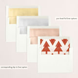 "A Few Favorites" - Retired Holiday Cards in Cardinal by Rebecca Daublin - Envelope Liners