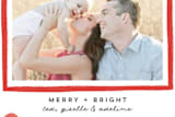 "Polka Dot Days" - Retired Holiday Cards in Apple Candy by Corinne Malesic - Close-Up
