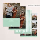 "Color Block Joy" - Retired Holiday Cards in Mint by Kelsey McNatt - Back of Card