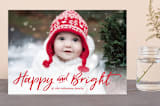 "just merry and bright" - Retired Holiday Cards in Holly by Michelle Poe - Front