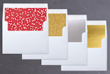 "Married and Merry" - Retired Holiday Cards in Cherry by Nicole Barreto - Envelope Liners