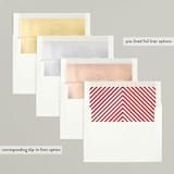 "You'd Better" - Retired Holiday Cards in Candy Cane by Brianne Larsen - Envelope Liners