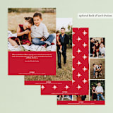"It really is a wonderful life" - Retired Holiday Cards in Cardinal by Leah Ragain - Back of Card
