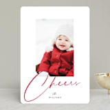 "a merry baby in red" - Retired Holiday Cards in Holly Berry by Benita Crandall - Front