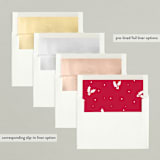 "a merry baby in red" - Retired Holiday Cards in Holly Berry by Benita Crandall - Envelope Liners