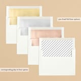 "Fresco" - Retired Holiday Cards in Licorice by Jessica Williams - Envelope Liners