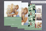 "Dog's Year in Review" - Retired Holiday Cards in Spearmint by 2birdstone - Back of Card