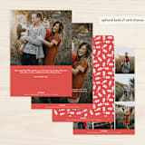 "Married and Merry" - Retired Holiday Cards in Wedding Dress by Hooray Creative - Back of Card