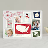 "Postmark" - Retired Holiday Cards in Fog by Sarah Brown - Front