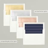 "Postmark" - Retired Holiday Cards in Fog by Sarah Brown - Envelope Liners