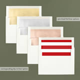 "Snow Merry" - Retired Holiday Cards in Cardinal by Jessica Williams - Envelope Liners