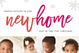"in the nick of time" - Retired Holiday Cards in Bright Berry by Tanya Lee of Frooted Design - Close-Up