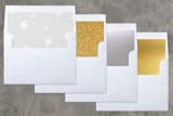 "in the nick of time" - Retired Holiday Cards in Bright Berry by Tanya Lee of Frooted Design - Envelope Liners