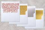 "Santa Did It" - Retired Holiday Cards in Mistletoe by Lisa Cersovsky - Envelope Liners