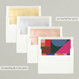 "Symphony" - Retired Holiday Cards in Pine by Meg Gleason - Envelope Liners