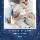"tidings of love" - Retired Holiday Cards in Royal by Angela Garrick - Close-Up