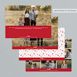 "Snow Good" - Retired Holiday Cards in Cranberry by Sarah Brown - Back of Card
