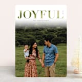 "drift" - Retired Holiday Cards in Moss by Tanya Lee of Frooted Design - Front