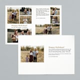 "XOXO" - Retired Holiday Cards in Sand by AK Graphics - Interior Options