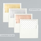 "XOXO" - Retired Holiday Cards in Sand by AK Graphics - Envelope Liners
