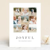 "Squared" - Retired Holiday Cards in Onyx by Genna Blackburn - Front